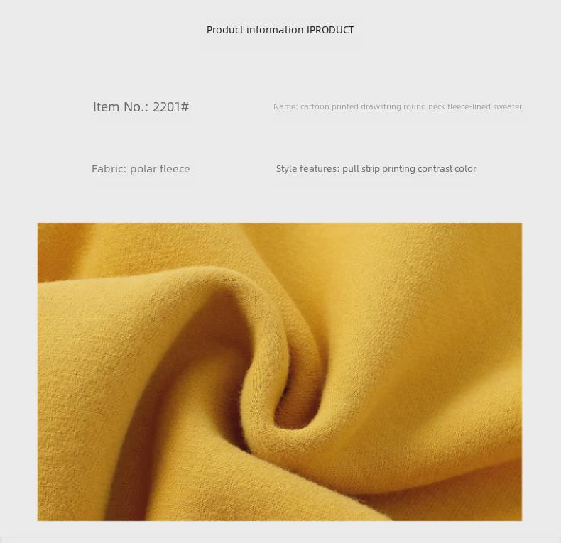 Kids' Winter Korean-Style High Collar Pullover with Velvety Warm Long Sleeves for Boys