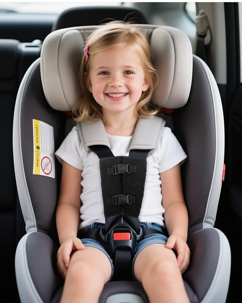 Portable Baby Car Seat and Stroller Strap Cover: Anti-Kick Shoulder Protector and Safety Belt.