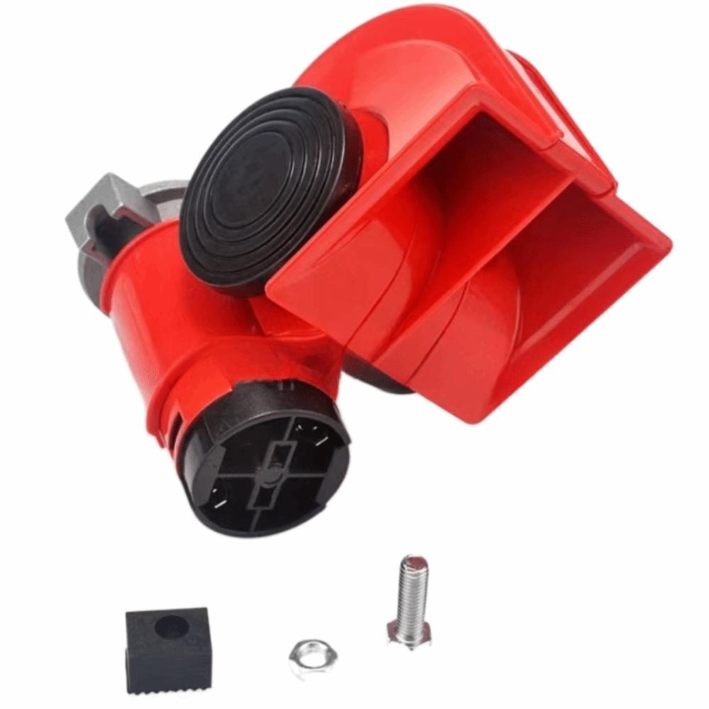 Loud Horn Snail Design Car Horn High Decibel Waterproof Motorcycle Horn Universal Fit Durable Air Pump Horn