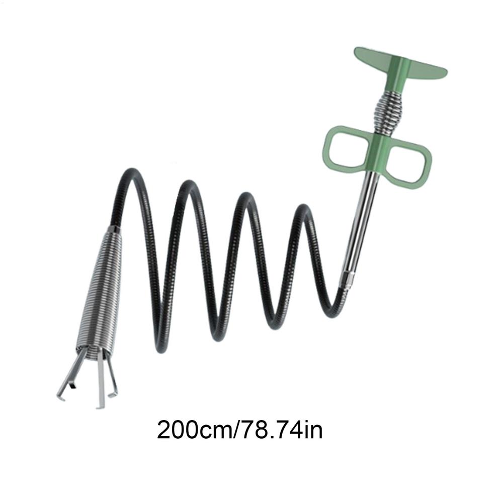 4-Claw Drain Snake Cleaning Tool Sewer Unclogging Supplies for  Bathtub Washbasin Toilet Kitchen Drain Cleaner