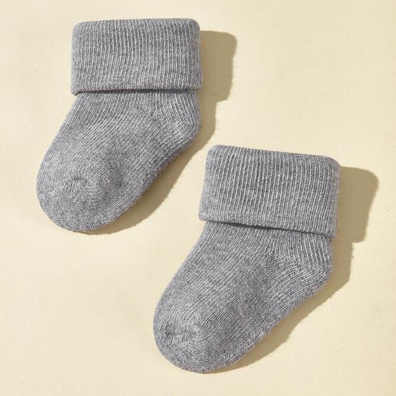 2Pair/lot New Autumn and Winter Warm Baby Socks