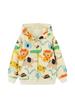 Boys Hooded Jacket Fall Cute Casual Long Sleeve Zip-Up Kids Sweatshirt