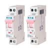 Lot of 2 2a Plg Circuit Breakers, Ph+n 4.5ka (in 60898) Curve C