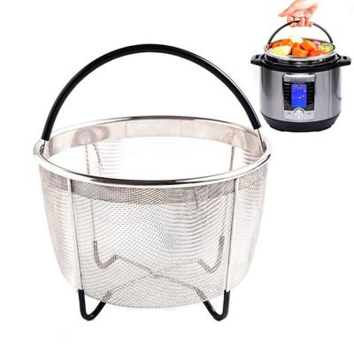 Newest Stainless Steel Steamer Cage Basket with Handle for Electric Pressure Cooker