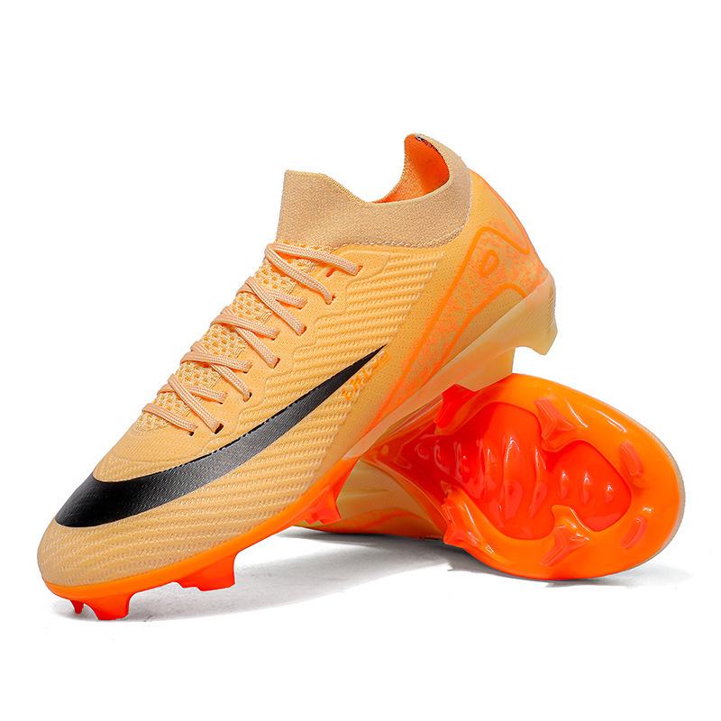 Men's High-Top World Cup Football Shoes - AG Long Studs & TF Turf for Training & Competition