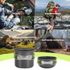 2pcs Non-Stick Cookware Set-Camping Hiking Backpacking Picnic-Includes Mess Kit Pot Knife Spoon Knife for Easy Outdoor Cooking
