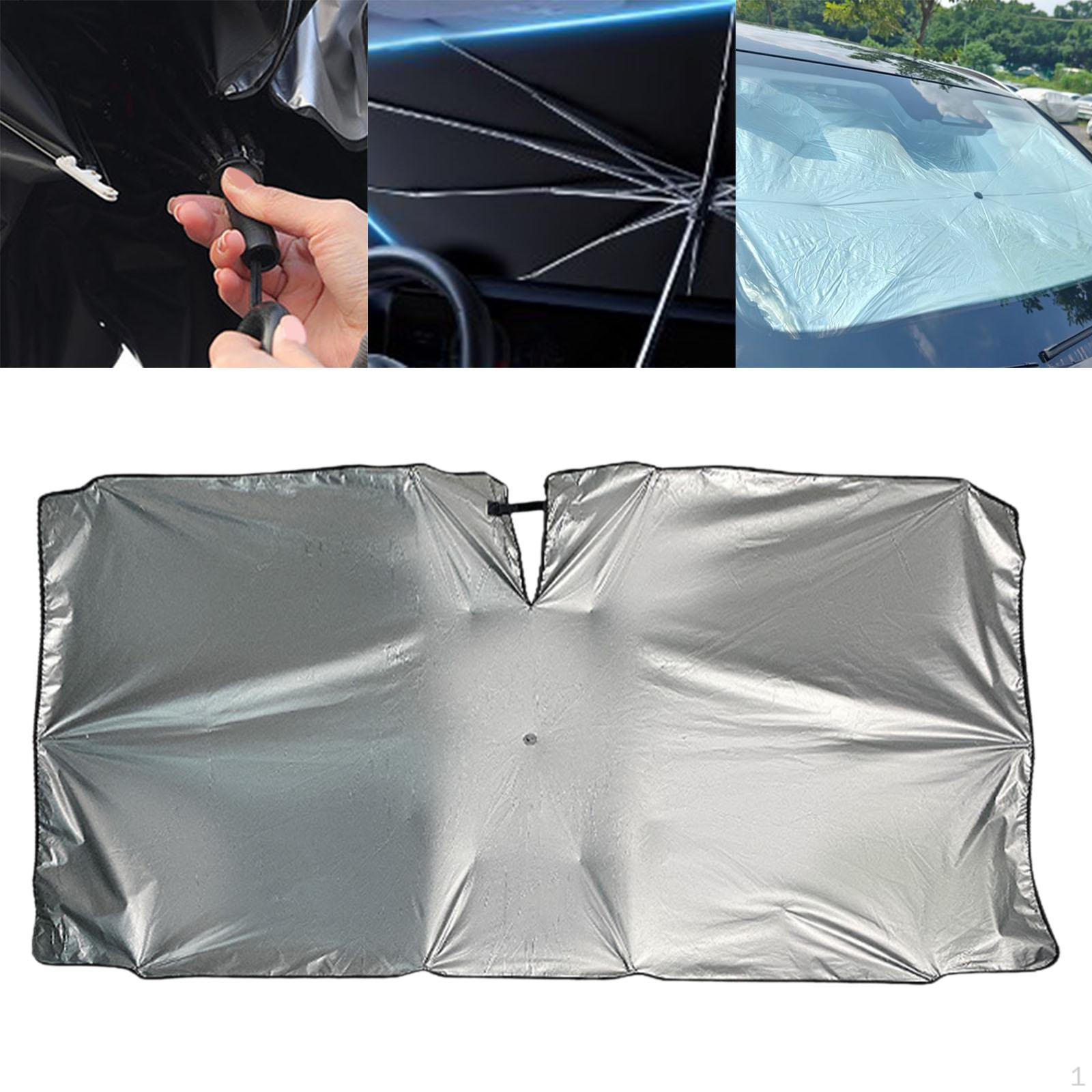 

Аксессуары для зонта от солнца на лобовое стекло автомобиля, переднее окно для авто 140cmx74cm