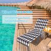 Beach Chair Cover Pool Lounge Chair Cover Quick Drying Lounger Cover with Side Storage Bag for Swimming Pool Hotel