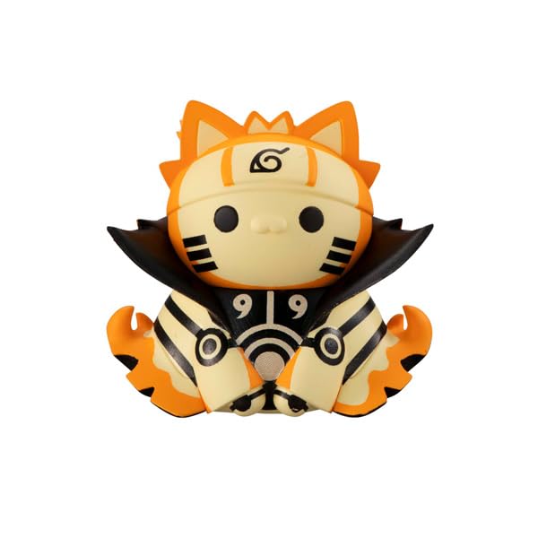 MEGA CAT PROJEKT NARUTO Shippuden War Čtvrtá Shinobi World War Přibližně 30mm PVC lakovaná hotová figurka Nyaruto! začíná! [Další prodej] (BOX)