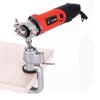 Multifunctional 360° Aluminum Alloy Bench Vise & Electric Drill/Grinder Bracket