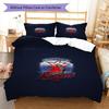 Sydney Roosters Power Bedding Quilt Set Quilt Cover Pillowcase Home Decoration Birthday Gift (1 * Duvet Cover + 2 * Pillowcase, Without Core)