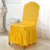 Hotel Professional Nailed Wooden Chair Chair Cover Geometric Pattern Hotel Conference Chair Cover Hotel Household Nailed Universal