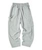 TRAVEL Carpenter Sweat Balloon Pants Melange Gray