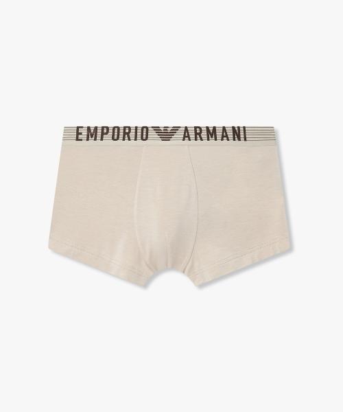 

[Emporio Armani Underwear] Men s Stripe Banding Trunks 0816112096 [Shipped from Korea] 100% Authentic Beige - S