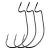 100pcs/bag Wide Gaps Offset Worm Fishing Hooks 38105 1/0-5/0 Jig Fishing Hooks Set Fishhook Bass for Fishing Lure