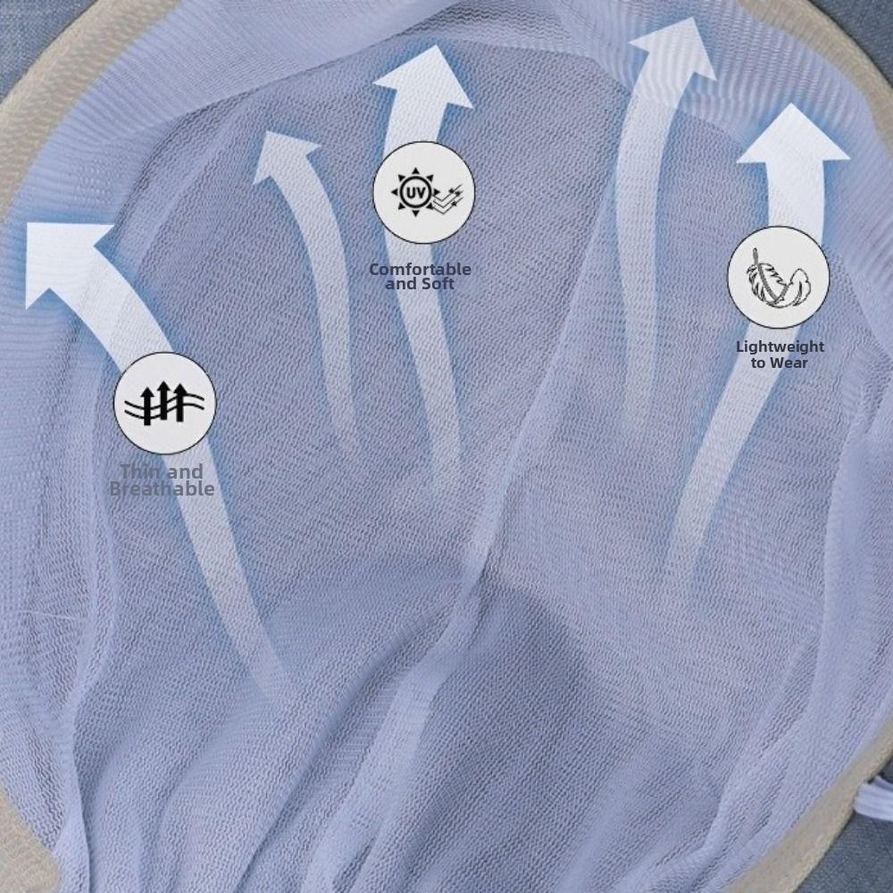 Breathable Women's Bucket Hat Anti-UV Sunscreen Visor Cap Casual Summer Sun Hat  Beach Wear