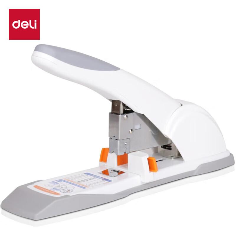 Deli Heavy-Duty Effort-Saving Stapler (120-Sheet Capacity)
