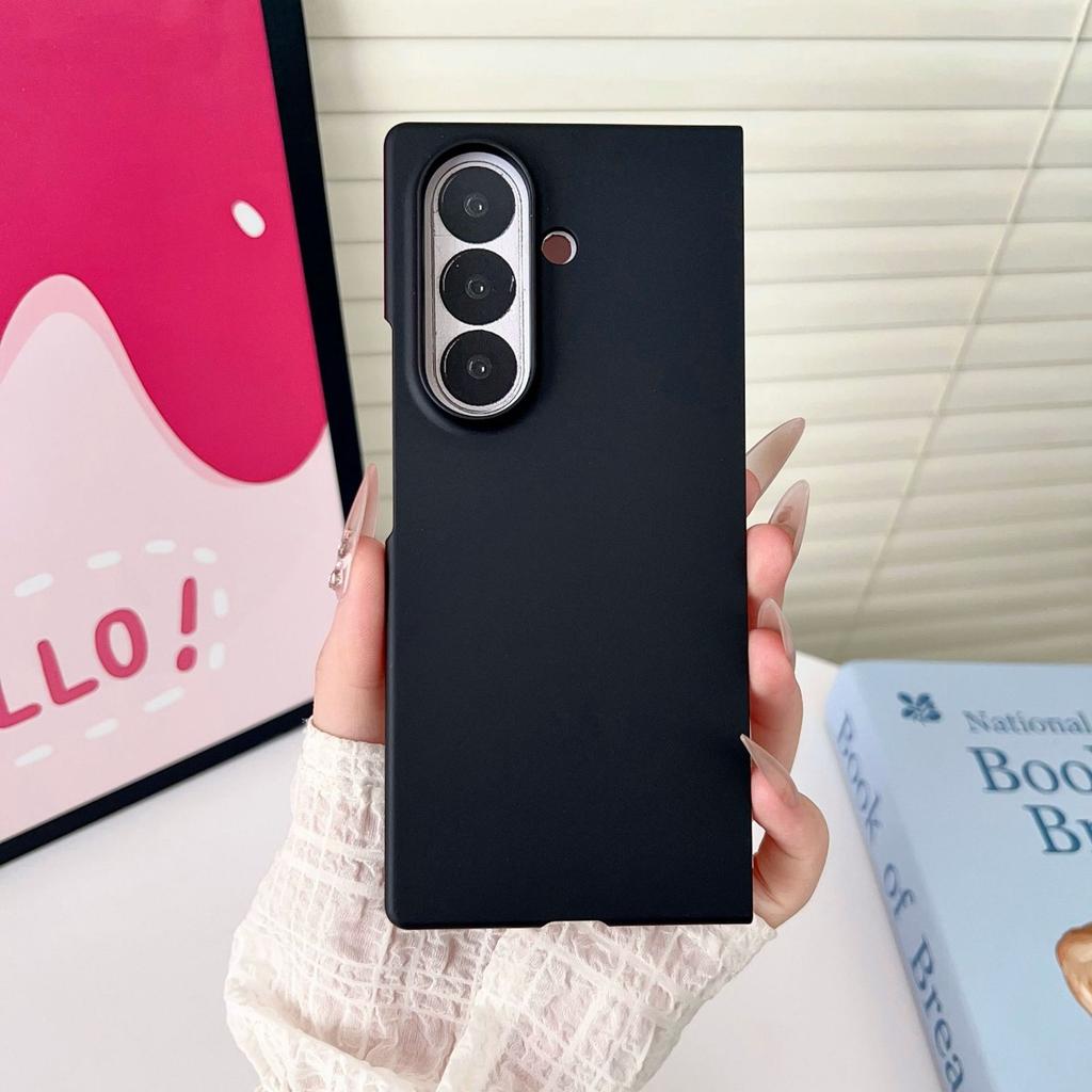 Luxury Ultra Slim Hard Back Case for Samsung Galaxy Z Fold 7/6/5/5G/ZFold7/Z Fold 3/4/5 Shockproof Candy Solid Color Cover