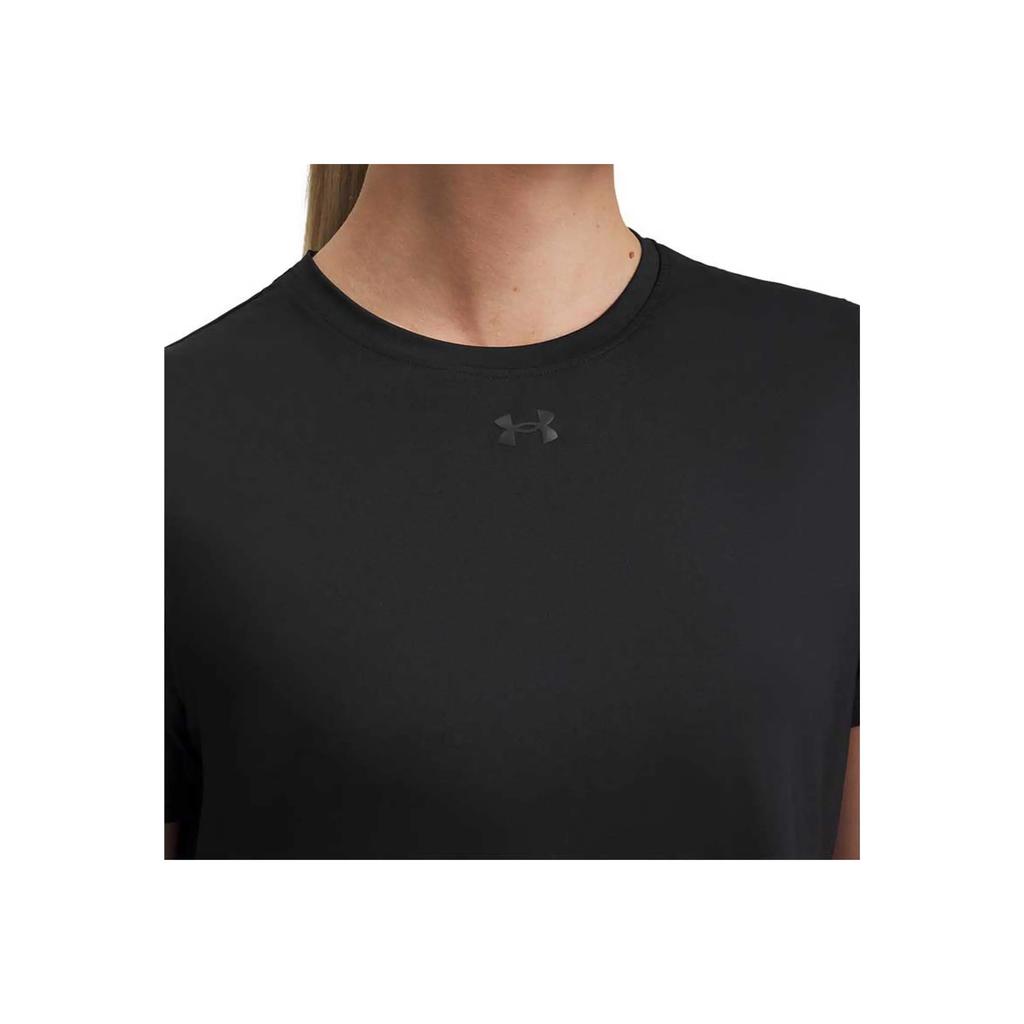 Under Armour Launch Elite Comfortable Fashionable Fitting Versatile Short Sleeve Breathable Regular T-Shirt Women Tops Black 1389564-001