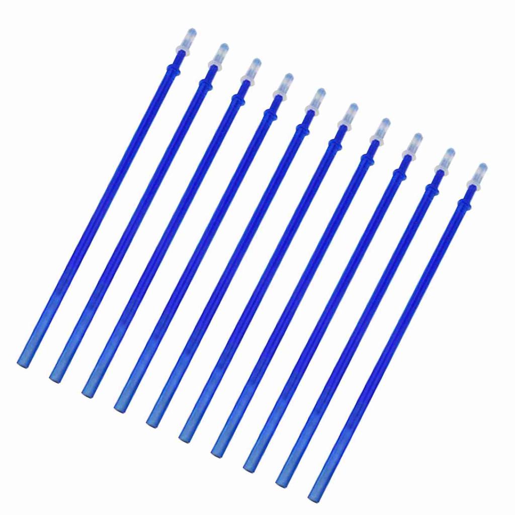 50 Pieces Blue Ink Erasable Gel Ink Pen Refills Fine Point 0.5mm Replacement Gel Pen Refills for Erasable Pens Office