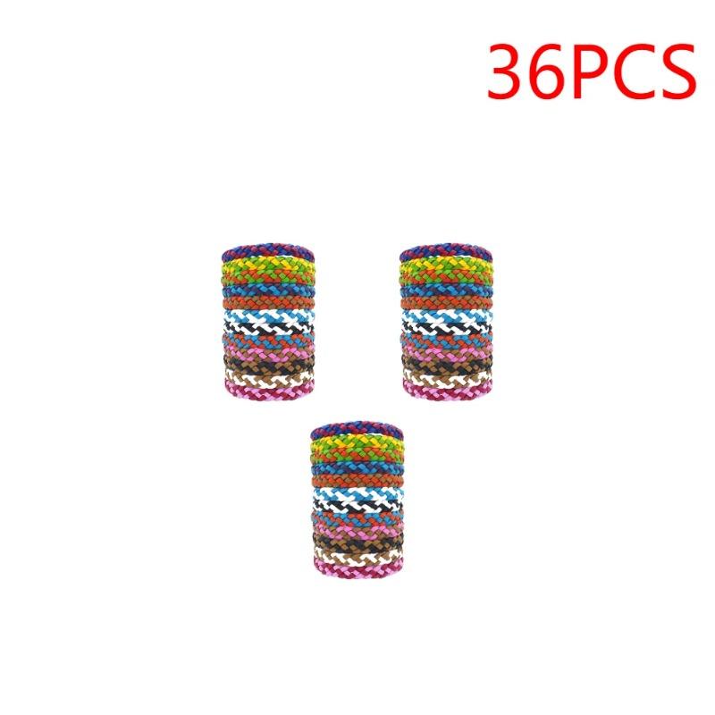 12-60Pcs Anti Mosquitoes Wrist Band Portable Outdoor Anti Bugs Bracelet Reusable Safe Wristbands for Sports Travel Camping