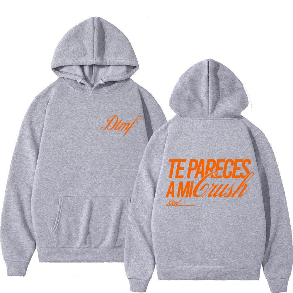 Rapper Bad Bunny Fashion Graphics Hoodie Unisex Fashion Casual Pullover Long-sleeved Loose Casual Harajuku Aesthetic Hoodies