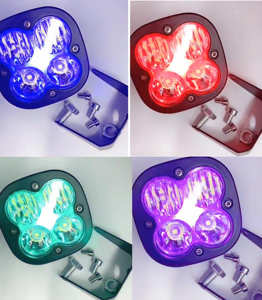 2pcs 3.1" 80W 8000LM LED Work Light Bar Combo Off Road Driving Fog Lamp Super Br