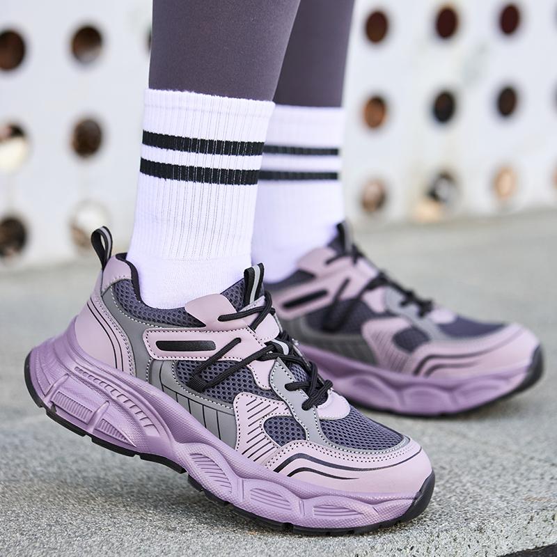 Nya Silverfärgade Damsäkerhetsskor Bygg Lättviktiga Halkfria Dammönster för Kvinnor Skyddande Arbets-Sneakers för Kvinnor