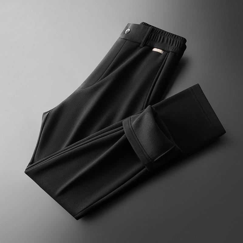 

Мужские зимние теплые свободные брюки из смесовой шерсти 2024 года XL