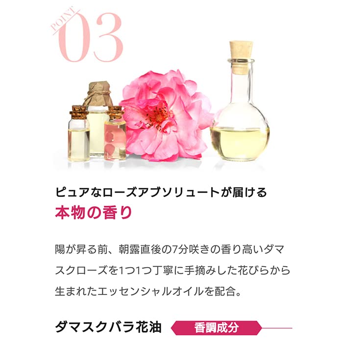 Steam Rose Absolute Bottle 300g in STEAMCREAM Moisturizing Cream for Whole Body Body Cream Hand Cream Oatmeal Rose [Official Cream] [Made Japan]