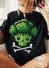Funny Skull Broccoli T-Shirt