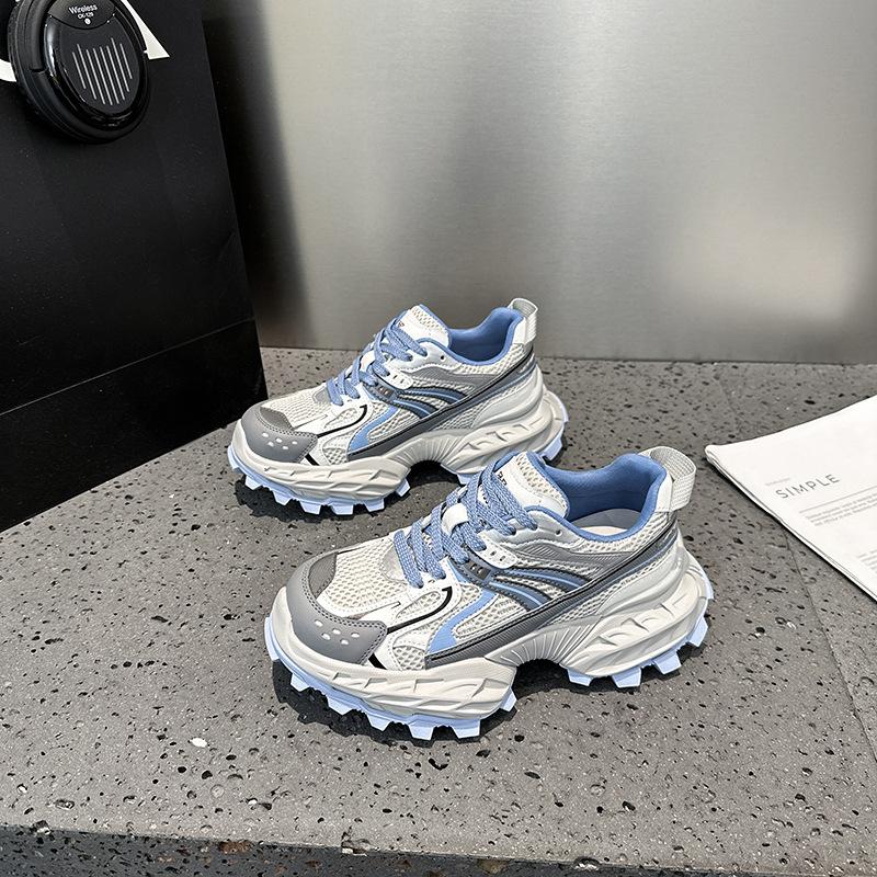 Dad shoes women's tide summer new mesh breathable sports style casual shoes versatile platform running shoes