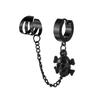 1Piece Cross Skull Chain Tassel Dangle Earrings for Women/Men Stainless Steel Ear Bone Clips Single Double Ear Holes Jewelry