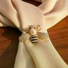 Fashion Rhinestone Bee Shaped Brooches For Women Clothing Coat Jewelry Accessories Gifts