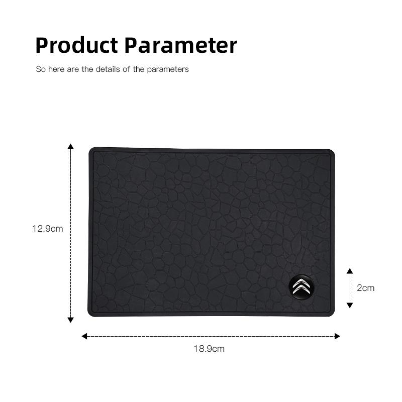 Car Dashboard Storage Anti Slip Pad Phone Store Items Mat For Citroen C3 C5 Aircross C5X C4 Cactus Picasso e-C3 C1 C-Crosser C6