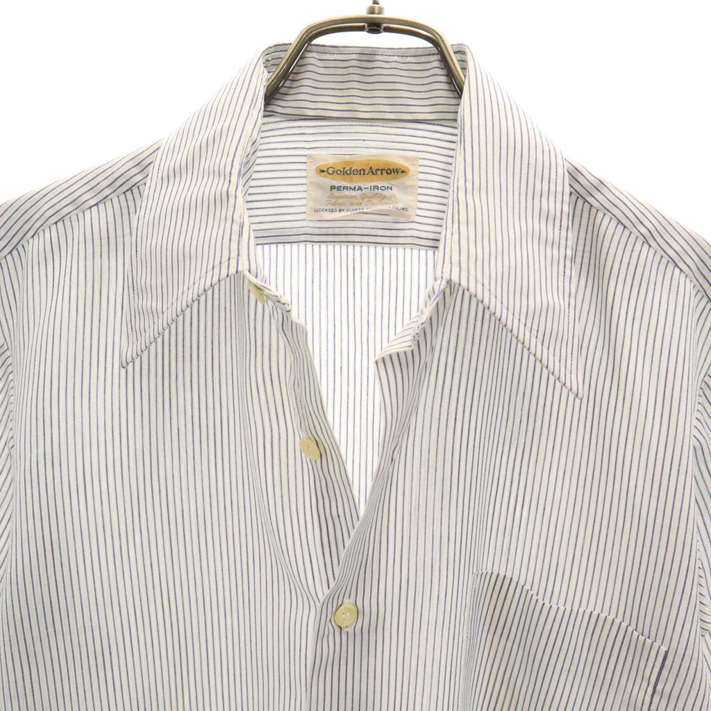 Golden Arrow 70s 80s vintage Short sleeve shirt Blue Men's Used