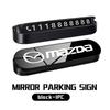 Fashion Car Temporary Parking Phone Number Plate Park Tool Accessories For Mazda 2 3 5 6 Axela Atenza Allegro CX3 CX5 CX7 CX9 W4