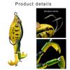 5Pcs Fishing Lures Soft Artificial Frogs Fishing Trout Fishing Lures Double Propellers Colorful Large Feet Swimbaits Set