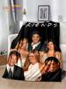 Friends TV Show D Printed Plush Throw Blanket Soft Flannel for Bedroom Living Room Sofa Picnic  Cozy Cover