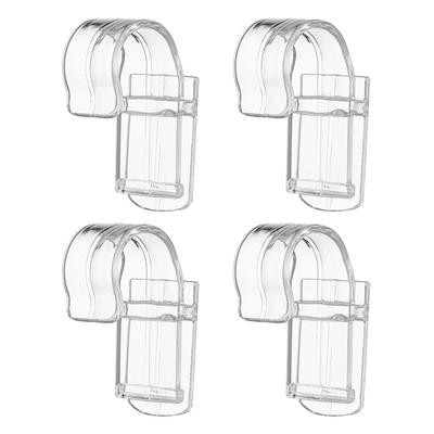 Toothpaste Holder Plastic Multi Purpose Easy Access Transparent Hanging Storage Clip for Bathroom