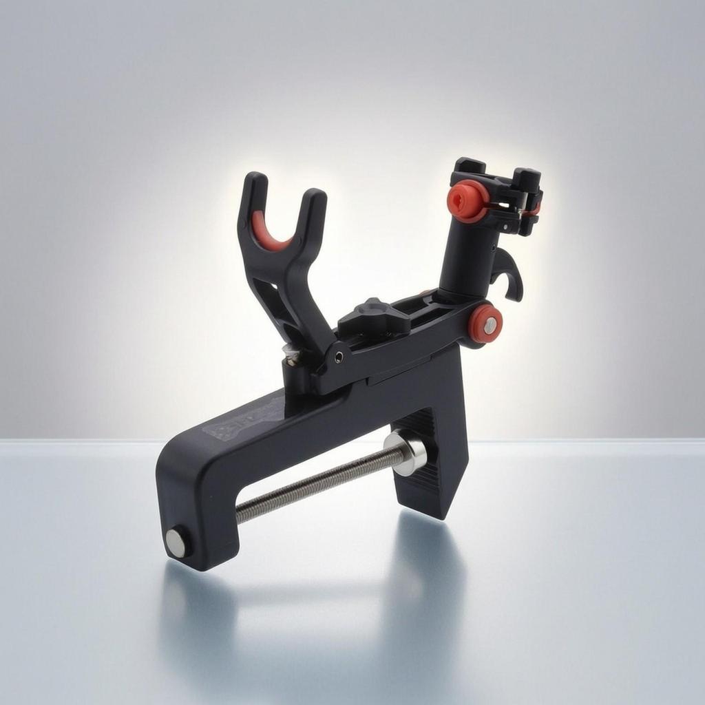 Boat Rod Holder with Clamp Degree Adjustable Positioning Hands Free for Anglers