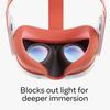 Meta Quest 3 Face Part Head Strap & (blood Orange)