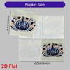 20pcs Disposable Napkins with Halloween pumpkin Pattern Print for Wedding,Parties,and Daily Use for Thanksgiving Fall Christmas Table Decoration