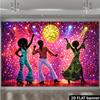 2D Planar Disco Theme Party Banner BackingDJH