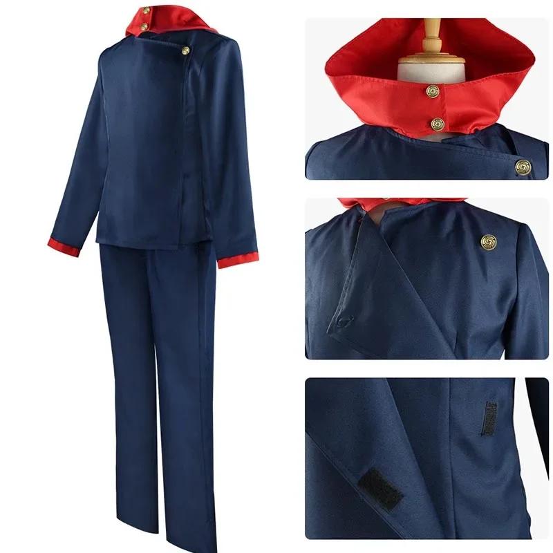 Jujutsu Kaisen Anime Cosplay Costume High School Uniform For Halloween Itadori Yuji Fushiguro Megumi Inumaki Toge