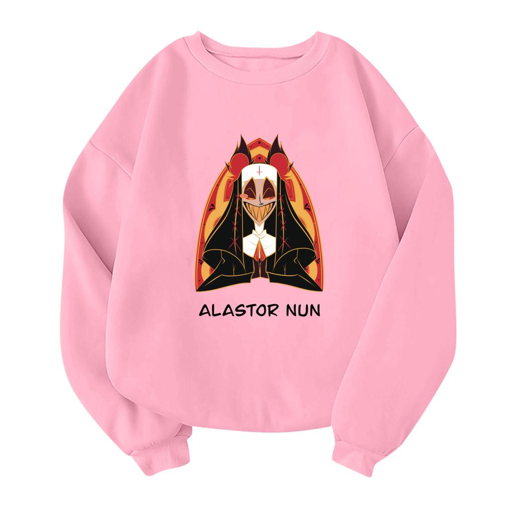 Children's Fashionable Lightweight Long-sleeved Round Neck Pullover With Pockets Printed Pullover