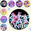 Demon Kpop Hunters Badge Character Pattern Anime Merchandise Fashion Fans Gift