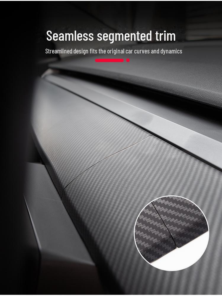 Tesla Model 3/Y Dashboard Decorative Panel Modification Patch