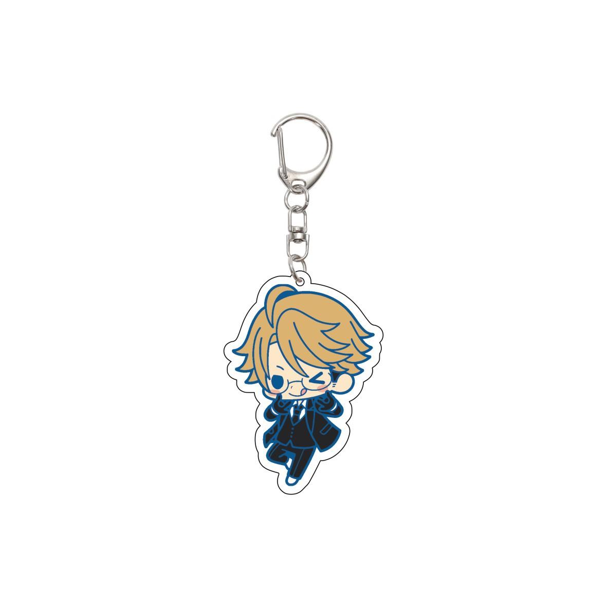 

New Anime Black Butler Acrylic Keychain Cartoon Ciel Phantomhive Sebastian Michaelis Bag Tag Baji Trendy Gifts To Fans 6CM 6 cm