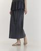 Current Pleats Long Skirt(Indigo Blue)